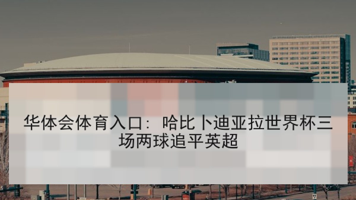 华体会体育入口: 哈比卜迪亚拉世界杯三场两球追平英超